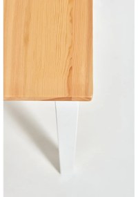 Masă dining din lemn de pin Bonami Essentials Sydney, 70 x 70 cm, natural-alb