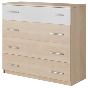 Markos Comoda Sonom Oak/White 4 Sz&