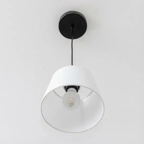 Brilagi - Lampă suspendată LED pe cablu CERIA 1xE27/40W/230V, Ø 20,5 cm, albă