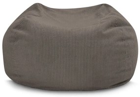 Fotoliu bean bag gri/maro Voltaire – Bobochic Paris