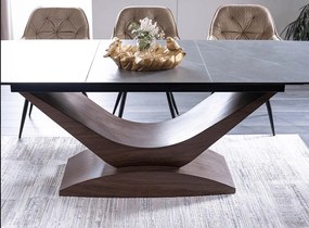 Masa extensibila Dolce Ceramic gri ITALY GREY/nuc L180-240 cm