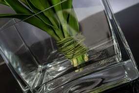 Aranjament floral mediu design LUX SQUARE TULIP