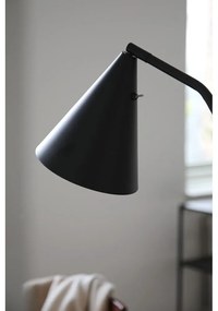 Lampadar negru LED cu intensitate reglabilă cu abajur din metal (înălțime 144 cm) Funil – Markslöjd