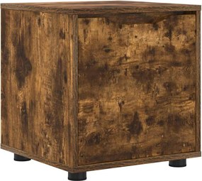 vidaXL Dulap de Baie Stejar fumuriu 40,5 x 40 x 44 cm Lemn compozit