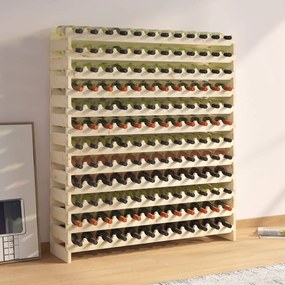 Suport de vinuri, 119x29x134 cm, lemn masiv de pin