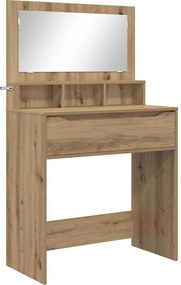 vidaXL Mese de toaletă pentru dormitor cu sertar Stejar Artizanal