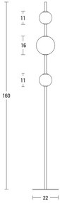 Lampadar LED moderna design deosebit Colleen