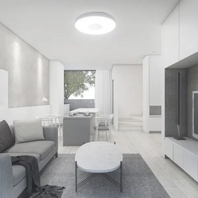 Plafonieră LED dimabilă LED/40W/230V 3000-6500K 39 cm alb + telecomandă