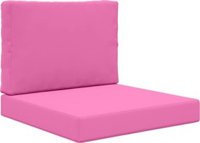 vidaXL Perna pentru canapea de exterior 2 pcs Roz Poliester