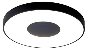 Plafoniera LED Smart dimabila cu telecomanda COIN Ã50cm neagra