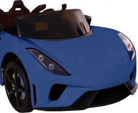 Masinuta Electrica cu acumulator pentru copii NOVOKIDS™ Famous Racer , Cu telecomanda, Melodii si lumini, 3-8 ani , Usi cu deschidere Butterfly ,