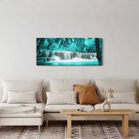 Tablou - Cascada albastră (120x50 cm)