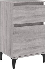 vidaXL Noptieră, gri sonoma, 40x35x70 cm