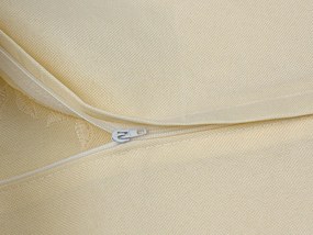 Husa de perna decorativa CHAPLET FLORAL 40x40 cm, crem