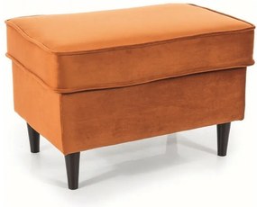 Taburet Ron velvet cinnamon/wenge Blu4215