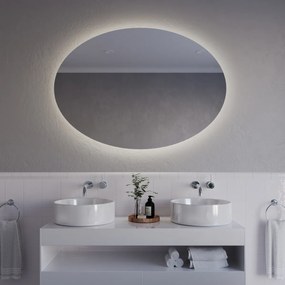 Oglindă ovală cu iluminare A32 70x50