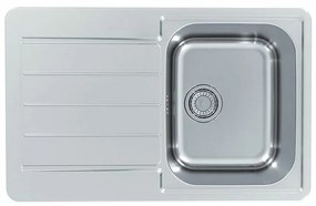 Chiuveta inox Alveus Line Max 80 Satin 79x50 cm dreapta