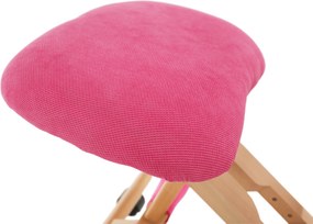 Scaun genunchi ergonomic, roz/ fag, GROCO
