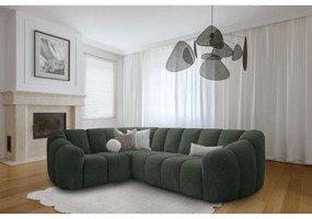 Colțar verde închis (cu colț pe partea stângă/în formă de ”L”) Shell – Miuform