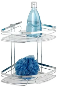 Raft de col pentru baie PREMIUM, 2 niveluri - oțel inoxidabil, WENKO