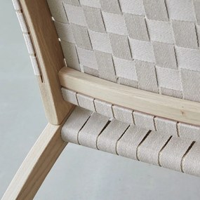 Fotoliu din lemn de stejar Findahl by Hammel Luna, bej