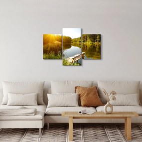 Tablou - Lac la munte (90x60 cm)