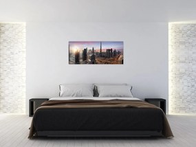 Tablou - Panorama din Dubai (120x50 cm)