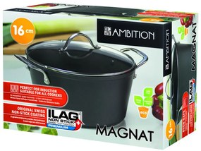 Oala cu capac 16cm, 1.3L, invelis Ilag Premium, Magnat