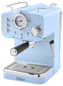 Espressor manual Zilan ZLN2861 Albastru,15 Bar, 1.25 l, 1100W, Design Retro