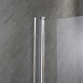 Cabină de duș pătrată Monica MONICA90 cu ușă batantă, 90x90x190 cm