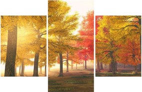 Tablou cu copaci toamna (90x60 cm)