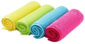 Set 4 lavete universale, microfibra, 30 x 30 cm, Velkea