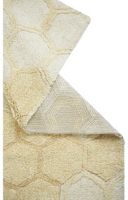 Covor galben ocru lavabil/țesut manual din bumbac 140x200 cm Sweet Honey – Lorena Canals