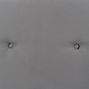 Perna de banca de gradina, negru si gri, 120 x 50 x 3 cm