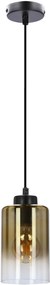 Candellux Aspra lampă suspendată 1x60 W negru 31-16256