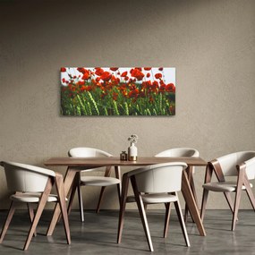 Tablou - Maci în vânt (120x50 cm)