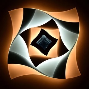 Plafonieră LED dimabilă Ecolite WALP7129-3D/LED INDI LED/70W/230V + telecomandă