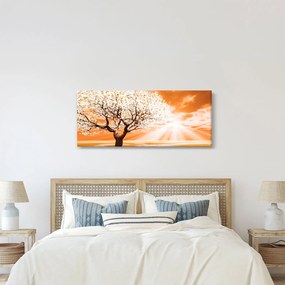 Tabloul cu pomul portocaliu (120x50 cm)