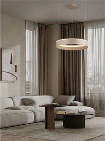 Lustra LED design circular OLIVIA bej D-60cm