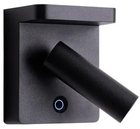 Spot LED de perete MAXLIGHT W0374 LOFER LED/7W/230V negru