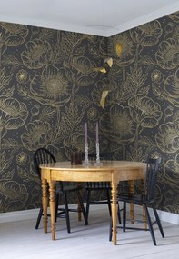 Fototapet, Golden Poppy, Midnight, Rebel Walls