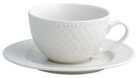 Set 2 cești cu farfurioare Brandani Burlesque, 200 ml