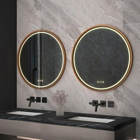 Oglindă LED 100cm MMJ BRUSH COPPER