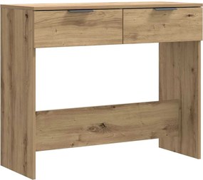 vidaXL Măsuță consolă, stejar artizanal,90x36x75 cm, lemn prelucrat