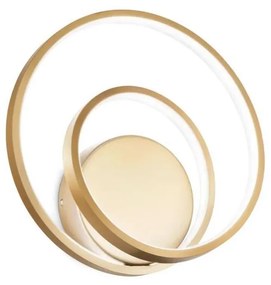 Aplică LED dimabilă Ideal Lux OZ LED/28W/230V CRI 90 auriu