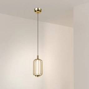 Lustră LED suspendată pe cablu BONNIE 10W/230V 3000K auriu