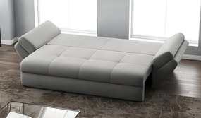 Canapea extensibilă dumonde cu ladă de depozitare si sezut confortabil din spuma high-density, Loana Royal Grey 250x100 cm