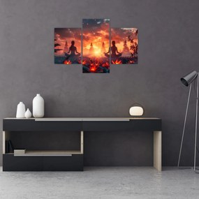 Tablou - Yoga în natură (90x60 cm)