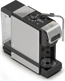 La mâna a doua: Espressor cafea macinata si capsule 8in1 Oliver Voltz OV51171N8M, 1450W, 1 L, 5 adaptoare, 19 bar, Negru/Argintiu