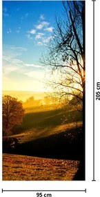 Fototapet pentru ușă - Răsărit de soare (95x205cm)